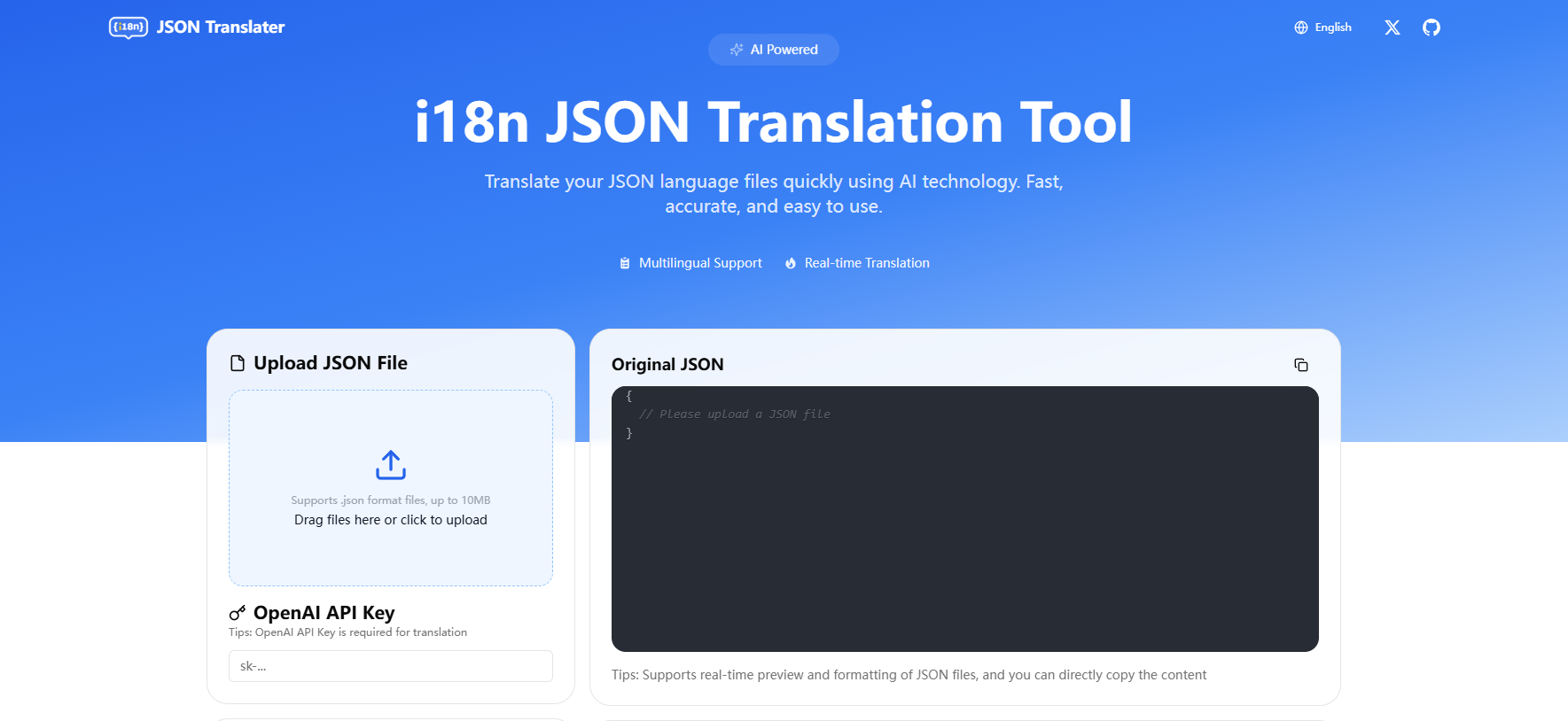 Json Translation Tools